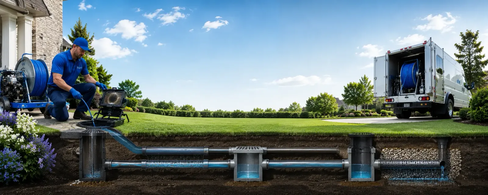 Outdoor drain cleaning information for Stonington, CT