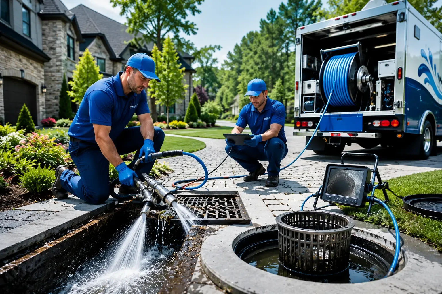 Local outdoor drain cleaning professionals in Stonington, CT